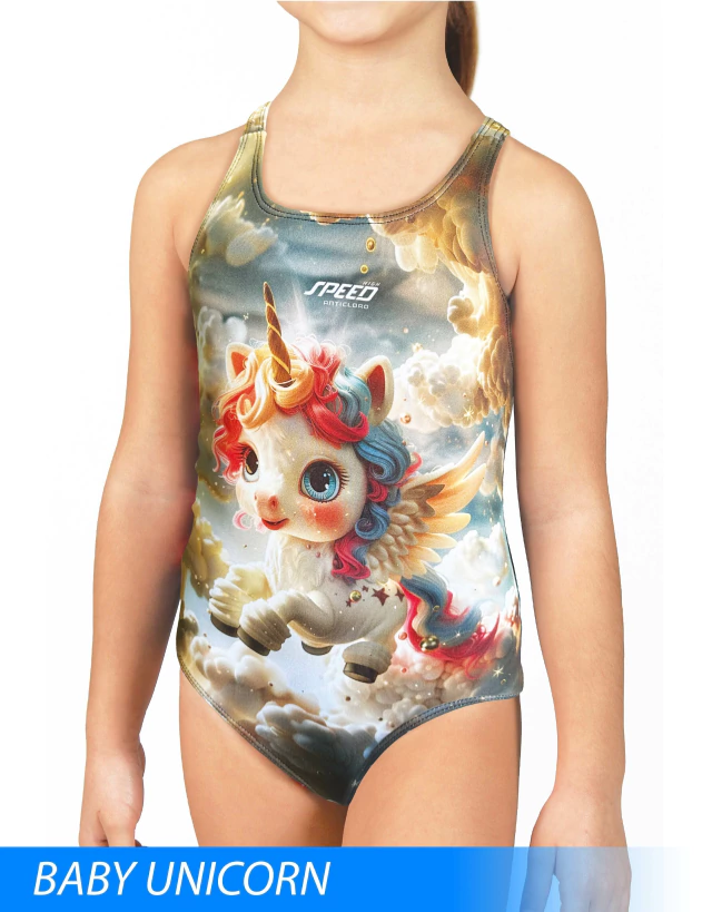 Malla estampada infantil Diseño Unicornio