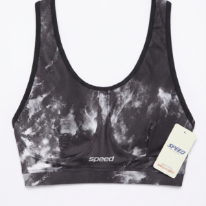 Top Natación Anticloro Estampado Speed con Taza