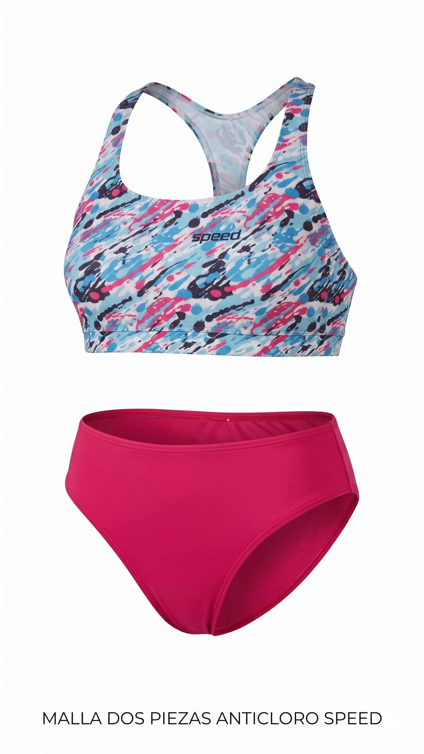 Malla Top con Vedetina Estampada