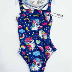 Malla estampada infantil Unicornios