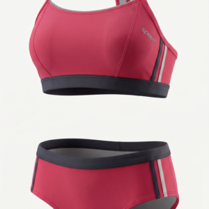Conjunto Malla Vivos en Top y Culotte Anticloro Speed - Coral