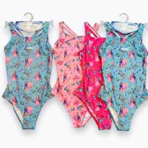 MALLA ESTAMPADA INFANTIL Princesa y Principe