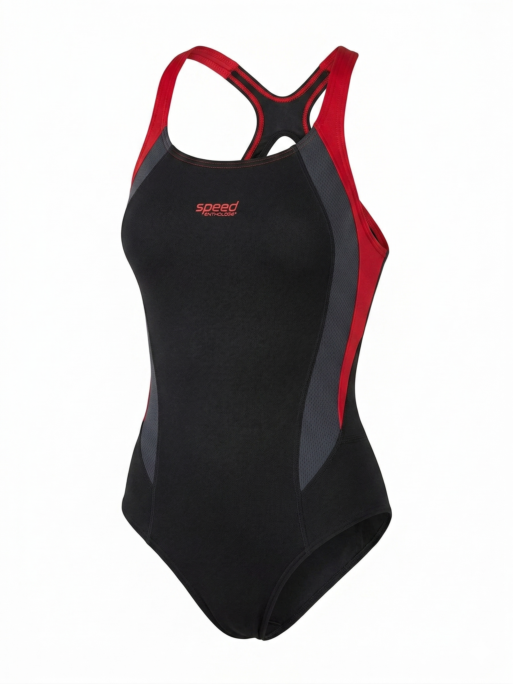 Malla Speed Entera Recortes - Detalles en Red negra