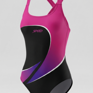 Malla Enteriza Speed Estampada - Semicirculo