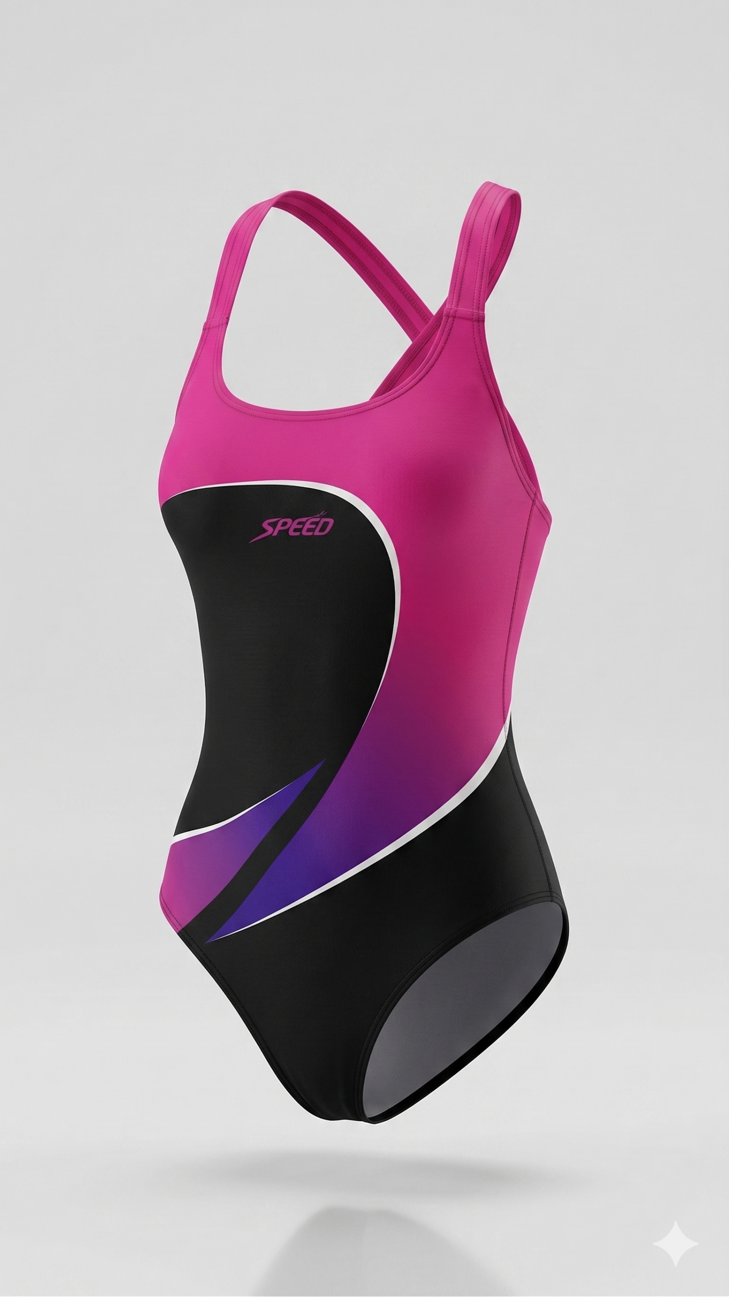 Malla Enteriza Speed Estampada - Semicirculo