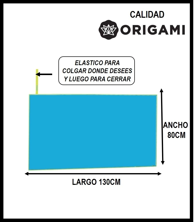 Toalla de Secado Rápido Origami - - Imagen 6