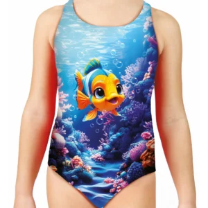 Malla estampada infantil Diseño Pez Feliz