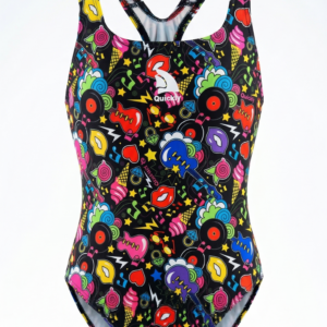 Malla Entera Niña Estampado Rock - Quickly