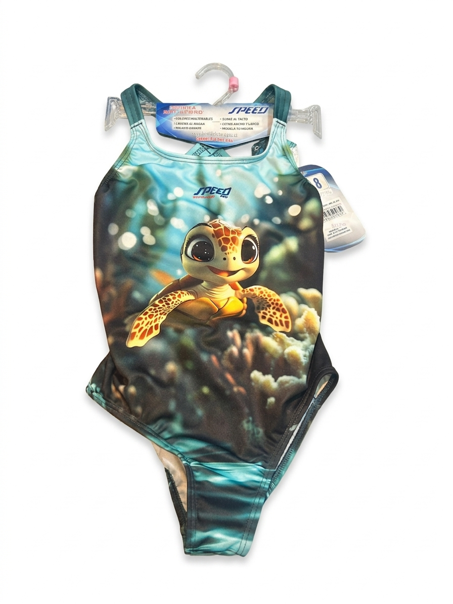 Malla estampada infantil Diseño Tortuga