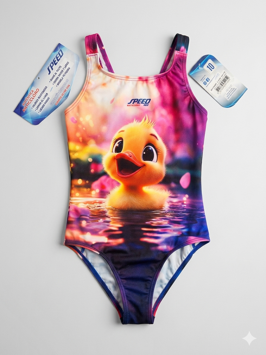Malla estampada infantil Diseño Patito