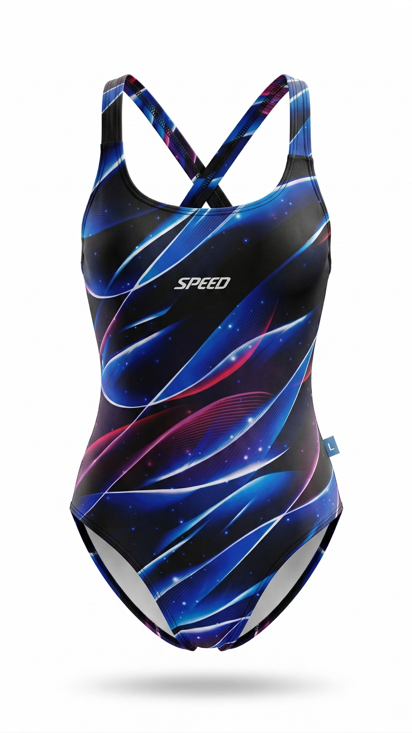 Malla Entera Speed Estampada - Rayas Galacticas