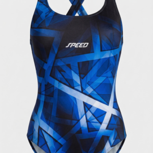 Malla Entera Speed Estampada - Cuadrados