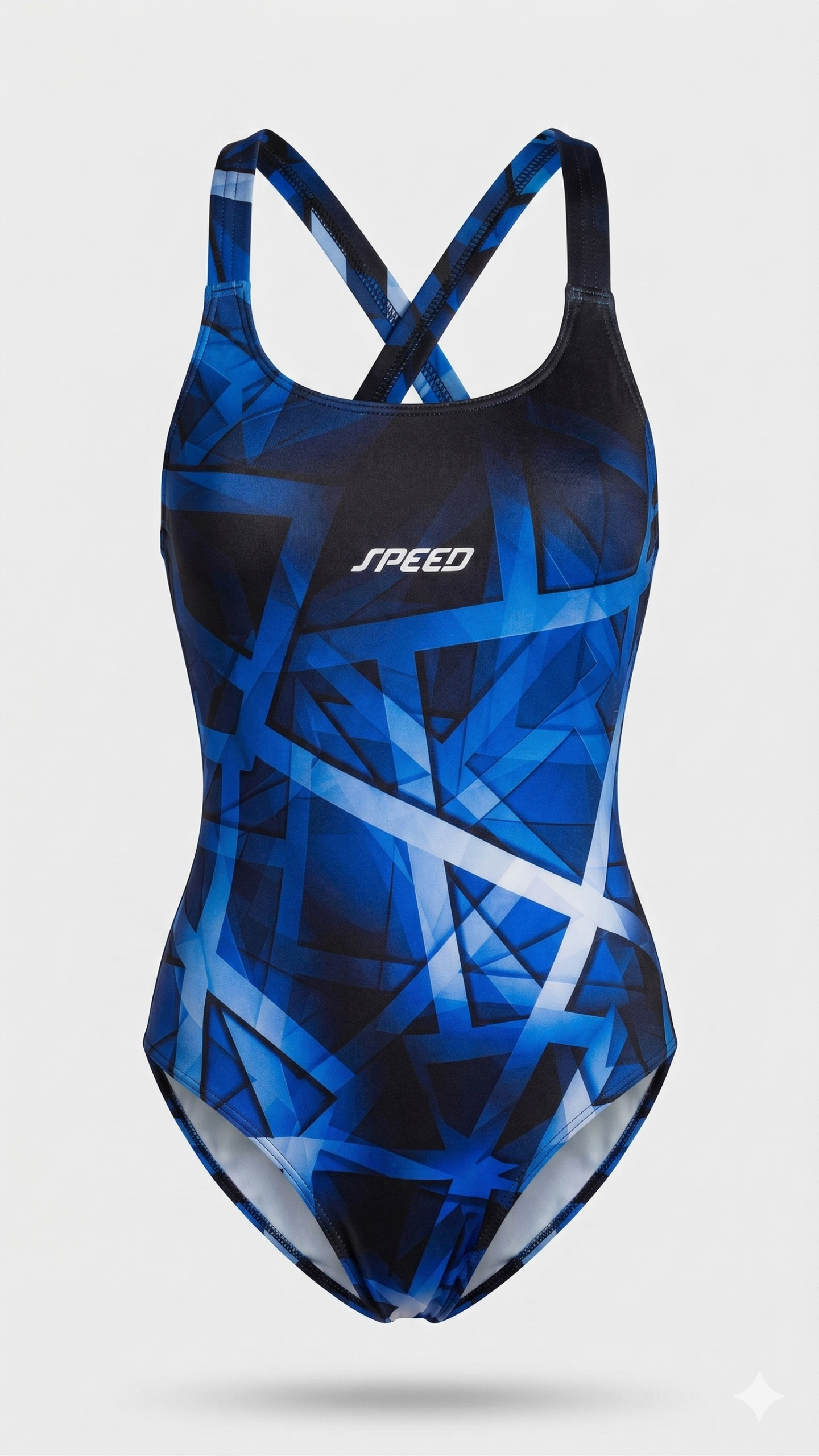 Malla Entera Speed Estampada - Cuadrados