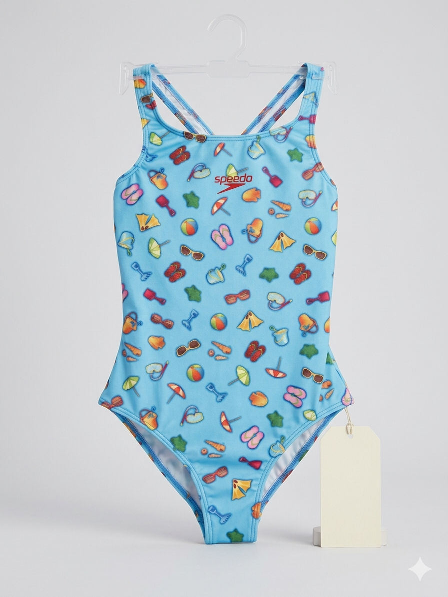 Malla estampada infantil Playa