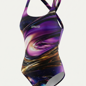 Malla Enteriza Con Forro - Estampa Aqua Galactic