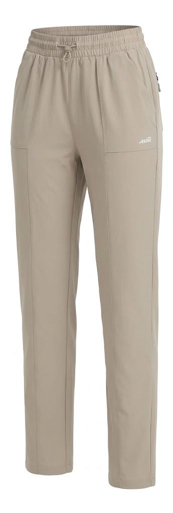 PANTALON RECTO PLANO CON LYCRA (ROMPEVIENTO)
