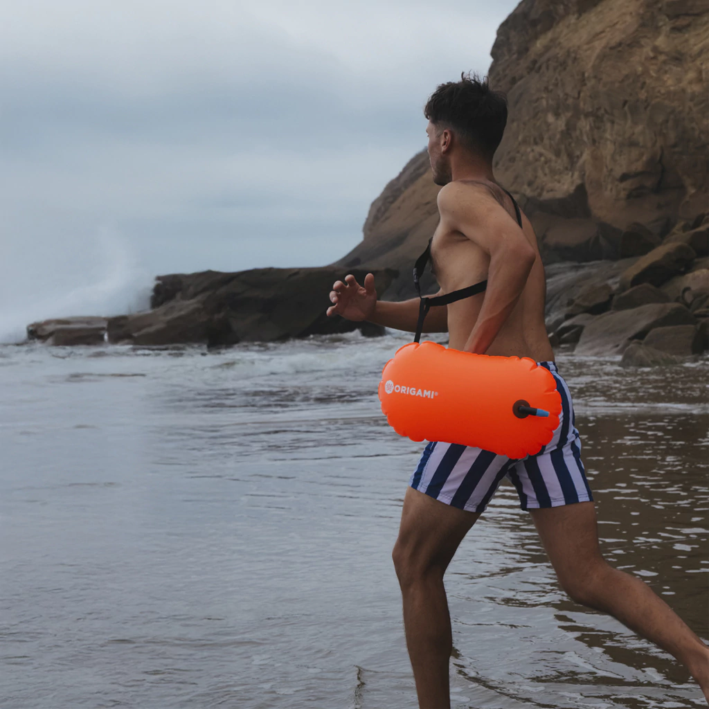 Boya inflable para natación