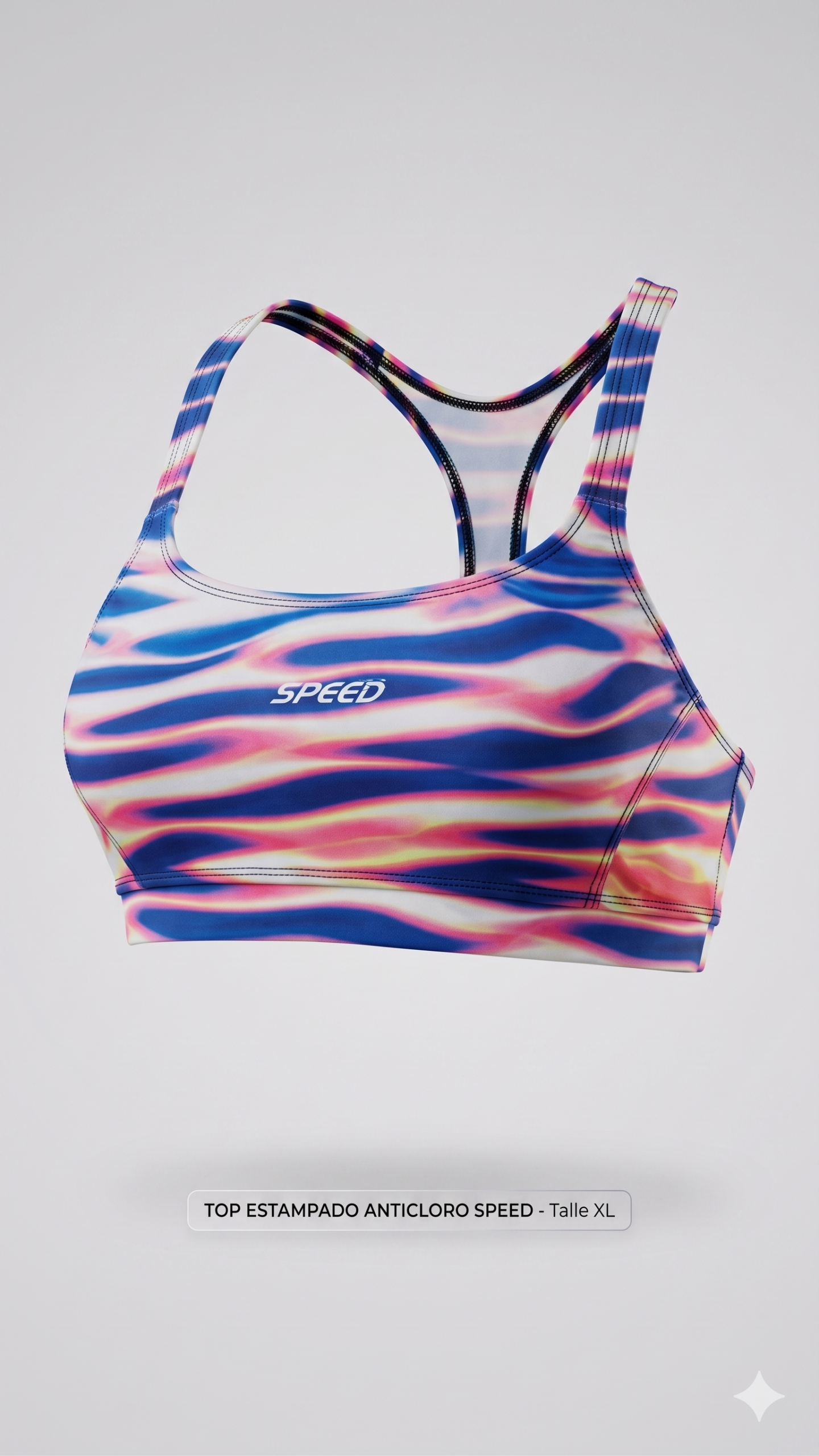 Top Natación Anticloro Speed Fire